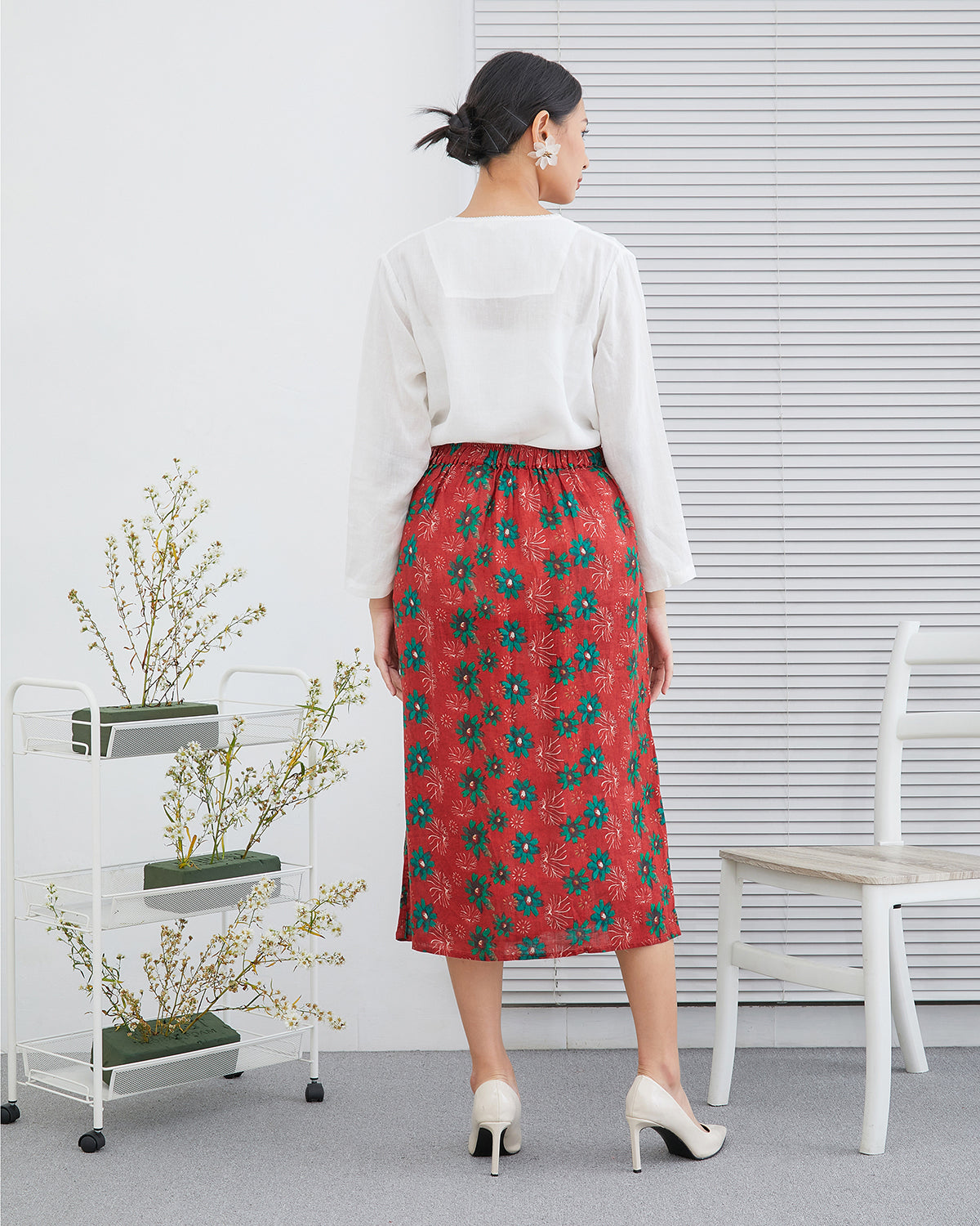 Stevie Spotlight Qipao Cheongsam Skirt