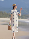 Vanessa Cute Embroidery Qipao Cheongsam
