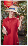 Kyleigh Bloom Ready Embroidery Qipao Cheongsam