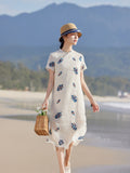 Vanessa Cute Embroidery Qipao Cheongsam