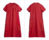 Kyleigh Bloom Ready Embroidery Qipao Cheongsam