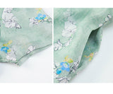 Gaun Cheongsam Qipao Lakeside Floret