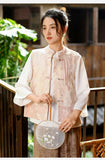 Paris Party Cheongsam Qipao Vest Atasan Set