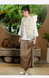Paris Party Cheongsam Qipao Vest Atasan Set