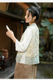 Paris Party Cheongsam Qipao Vest Atasan Set
