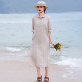 Muse Jubilant Bunga Cetak Cheongsam Dress Collared Qipao