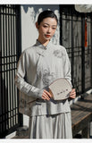 Aubriella Bersinar Cheongsam Qipao Atasan