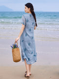 Gaun Laut Biru