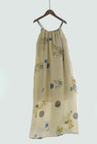 Aprikot Double Slip Cheongsam Qipao