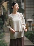 Lilianna Cheongsam Qipao Atasan Sulaman Menawan
