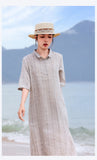 Muse Jubilant Bunga Cetak Cheongsam Dress Collared Qipao