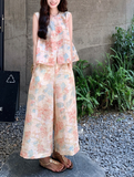 Emma 2-Piece Black Sleeveless Cheongsam Set