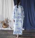 Nora Loose-Fit Digital Print Cheongsam Dress