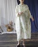 Nora Loose-Fit Digital Print Cheongsam Dress