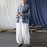Xiomara Floral Ramie Cheongsam Top