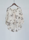 Navy Fine Top