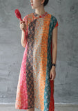 Multi Color Cheongsam Dress