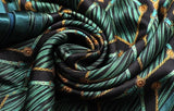 19 mome mulberry silk, Argyle pattern, Mid length, High-end silk Qipao