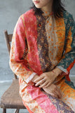 Multi-colour  Cheongsam Dress (Long Sleeve)