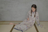 Floral Vase Print Cheongsam Dress