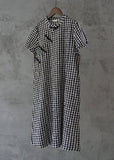 Square Dots Cheongsam Dress
