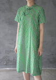 Square Dots Cheongsam Dress