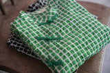 Square Dots Cheongsam Dress